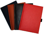 Blank Pebble Grain Notebook